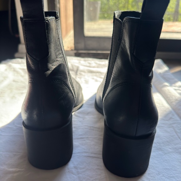 Steve Madden audience black leather boots 10 - Picture 3 of 5